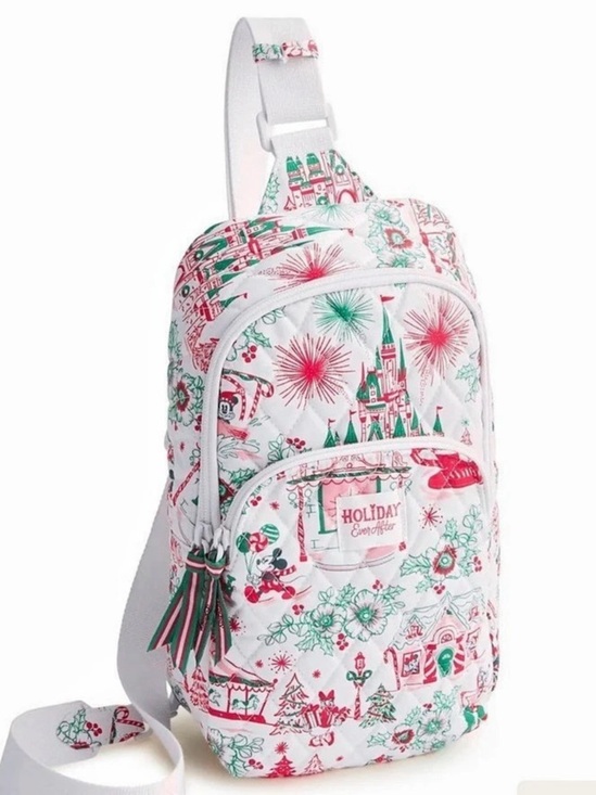 Vera Bradley Handbags - Vera Bradley x Disney Hallmark Holiday Ever After Lorman Sling Backpack Holiday